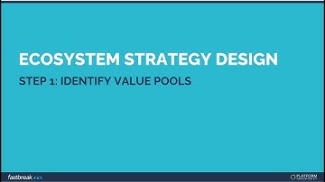 Ecosystem Strategy Design: How to identify value pools in market ecosystems?