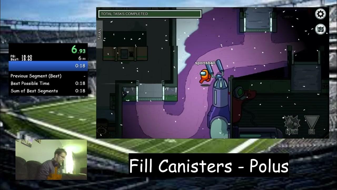 Among Us Speedrun Fill Canisters Polus Keyboard 17.700 YouTube