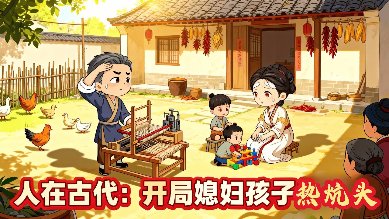 【一口氣看完】開局穿越成“接盤俠”，媳婦孩子直接送！沒有系統金手指，看他如何靠智慧征服古代！丨划水漫劇