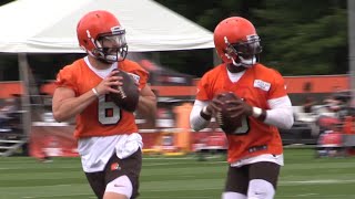 A day with Tyrod Taylor and Baker Mayfield during Day 2 of training camp
