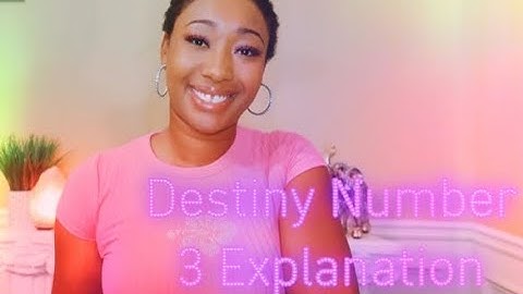 EXPRESSION/DESTINY NUMBER 3 ⭐️🌙 INFORMATIONAL VIDEO #numerology