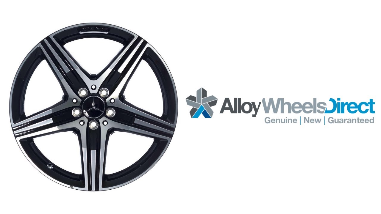 18" AMG 5 Twin Spoke Wheels B66031529 - A20440194027X21 and B66031530 - A20440195027X21