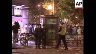 Aftermath of car bomb in central Madrid