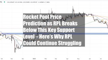 Rocket Pool Price Prediction as RPL Breaks Below This Key Support Level – Here’s Why RPL Could