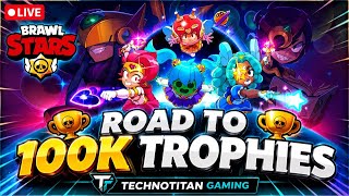 🔴BrawlStars LIVE | Trophy Rush & Rank Push | #brawlstarslive #shortslive