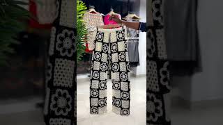 Imported top and pant crochet set✨#zalyascloset #chennaishopping #fashion