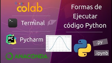 4 Formas de ejecutar código python