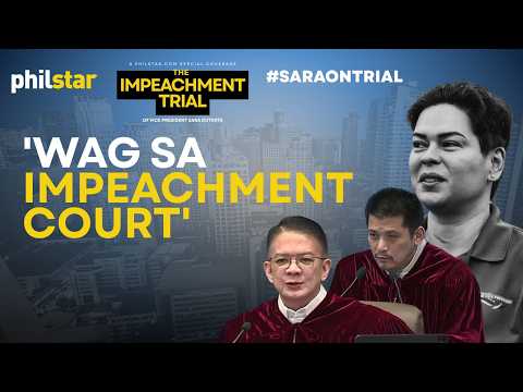 Pakiusap ni Escudero, ang impeachment court ay para lang sa hearing ni VP Sara Duterte