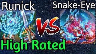 Runick Stun Vs Snake-Eye High Rated DB Yu-Gi-Oh!