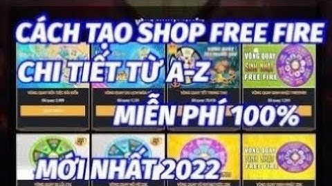 Event Tặng Shop Game Miễn Phí | AN TSG