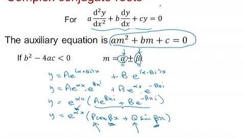 Edexcel Core Pure: Second order differential equations 1-7