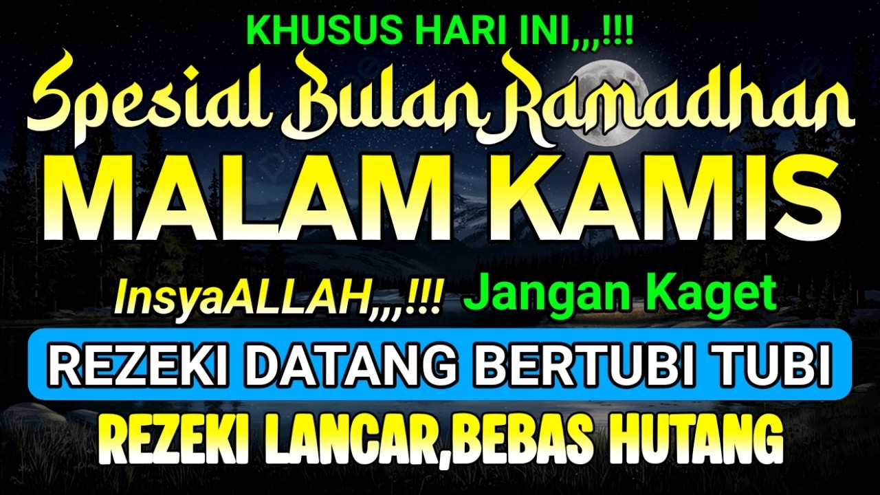 Putar Dzikir Ini,,,! DZIKIR MUSTAJAB PEMBUKA PINTU REZEKI, INSYAALLAH REZEKI DATANG BERTUBI TUBI...!