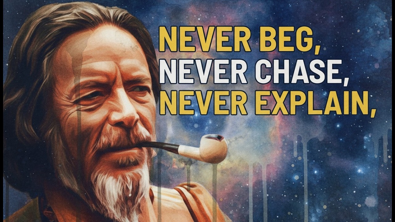 The Power of Silence | Never Beg, Never Chase, Never Explain. ( Alan Watts )