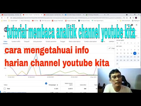 cara membaca analitik channel youtube harian untuk youtuber pemula