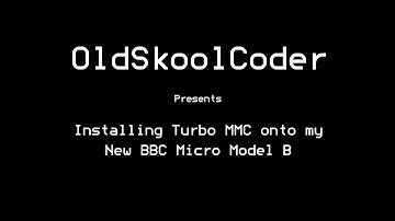 Installing Turbo MMC onto my New BBC Micro Model B