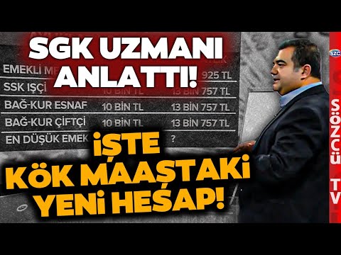 Emeklinin Kabusu Kök Maaş Hesabı! SGK Uzmanı Kök Maaştaki Yeni Hesabı Anlattı