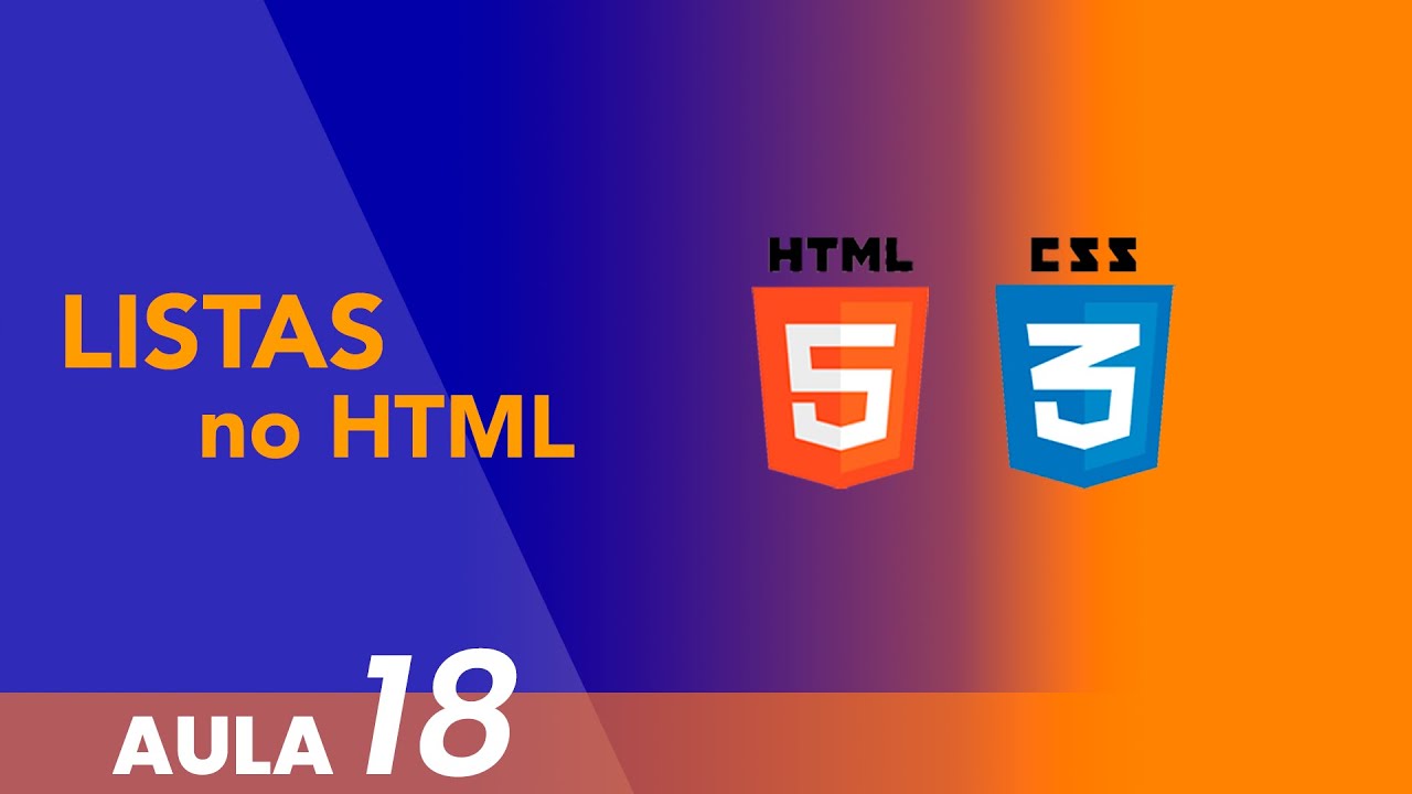 Como criar uma Lista | CURSO HTML E CSS - YouTube