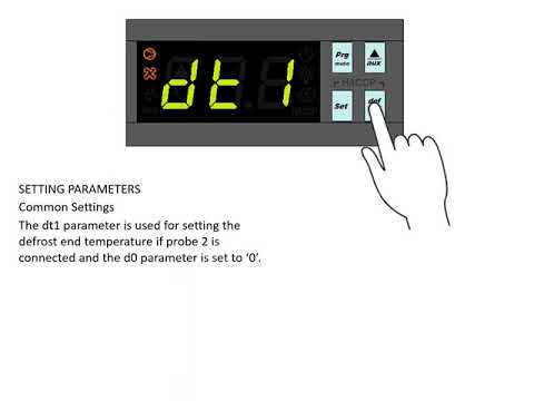 Common Parameter Settings for Norpole Refrigeration Products Using the Carel IR33 Controller