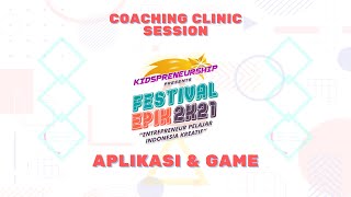 Coaching Clinic Kidspreneurship Festival EPIK 2k21: Aplikasi & Game screenshot 1