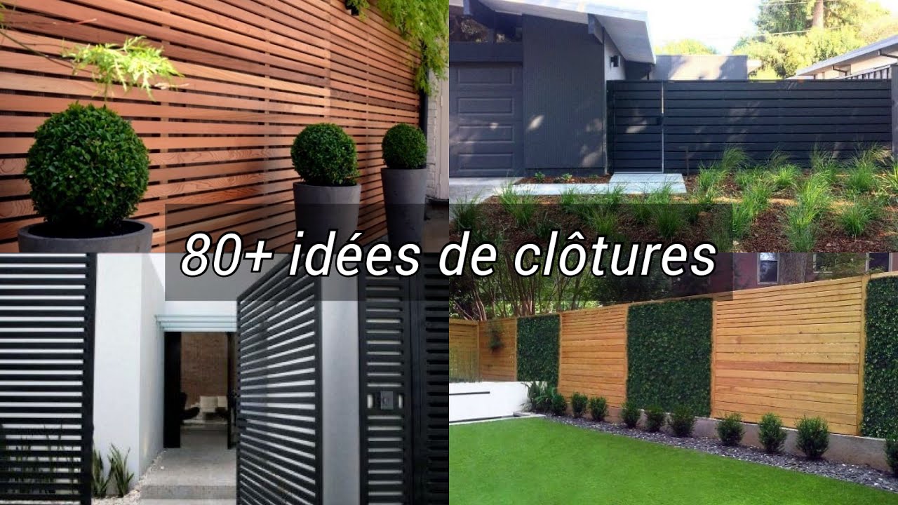 10 idees de cloture jardin moderne
