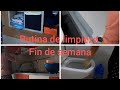 RUTINA DE LIMPIEZA FINDE DE SEMANA/HABITACION DEL DESASTRE/MOTIVATE CONMIGO LIMPIO CASI TODO EL PISO