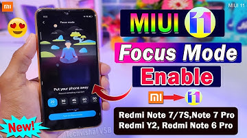 MIUI 11 Finally Enable Focus Mode Feature Redmi Note 7/7S All Phones | MIUI 11 Focus Mode Features