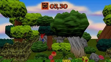 Crash Bandicoot - Back In Time (Custom Levels) - Easy Jungle Time Trial