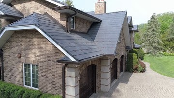 DaVinci Bellaforte Slate - Winnetka, installed by CRC Cedar Roofing Company
