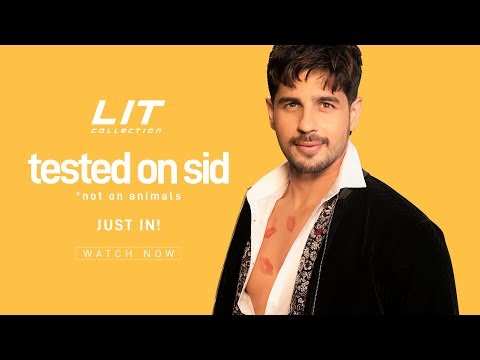 MyGlamm's New LIT Collection | Tried And Tested On Sidharth Malhotra |  #TestedOnSID