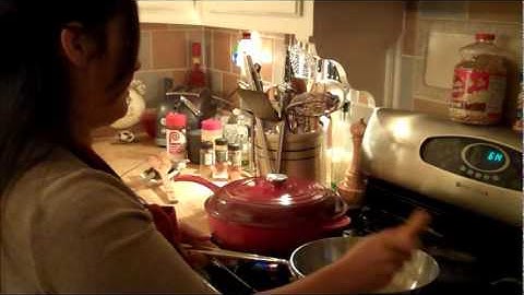 Luci Cooking Smothered Burritos - Part 1