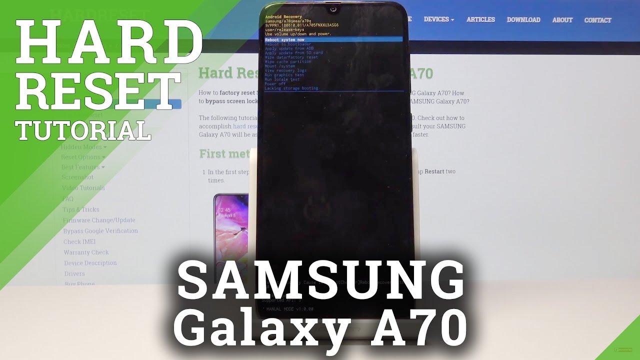 Samsung A50 Recovery Mode