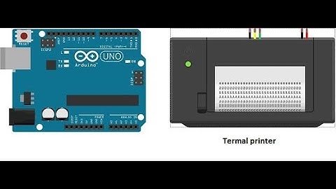 Control a thermal printer with Arduino