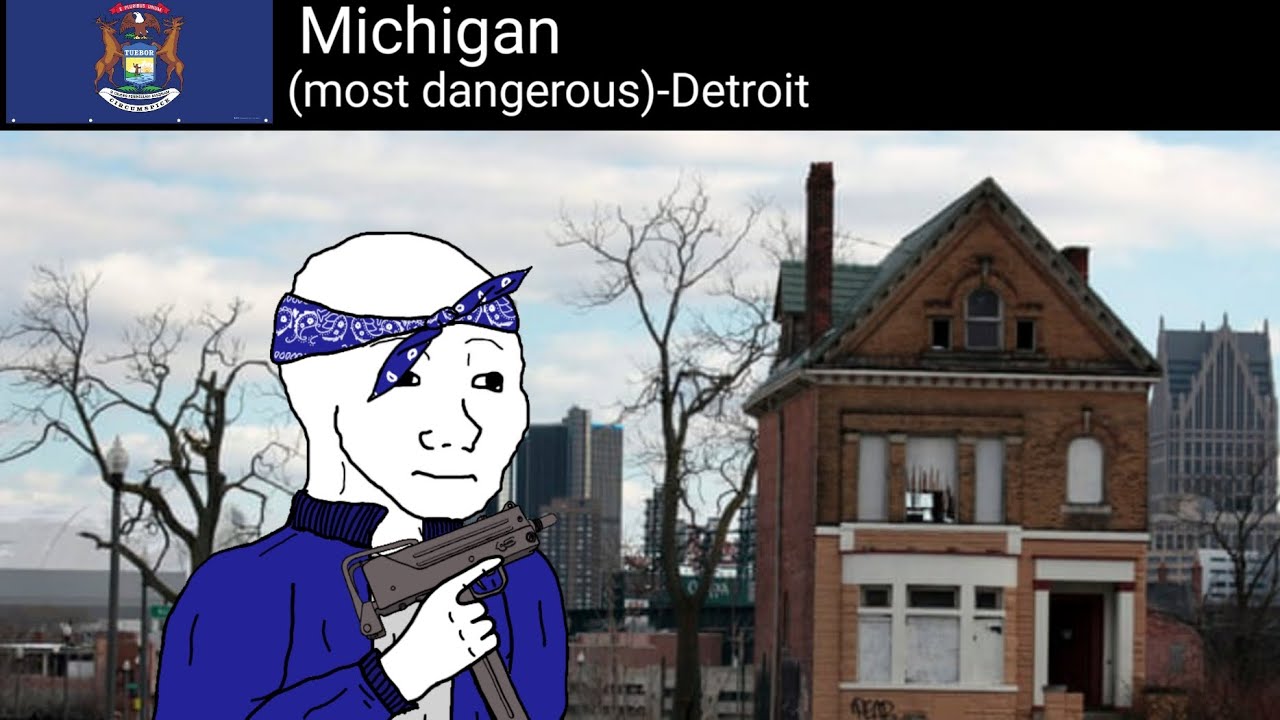 Most vs Least DANGEROUS City in Every State in AMERICA be like...