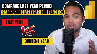 compare periods easily with sameperiodlastyear dax function // dax basics