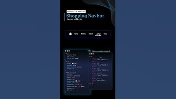 Shopping Navbar #codewith_muhilan #css #coding #navbar