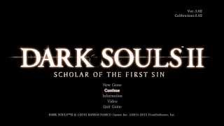 Dark Souls 2 (Scholar of the First Sin) Main Menu Theme