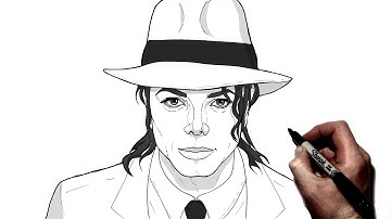 How To Draw Michael Jackson | Step By Step