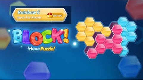 Block! Hexa Puzzle iOS Gameplay #52 (Rainbow C - Premium) #blockhexapuzzle #iosgames #rainbow #ios