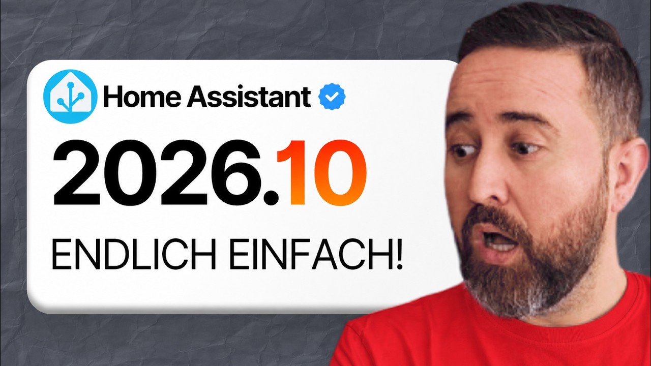 Home Assistant 2026.10 Video von Smartzeug