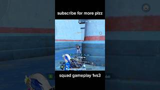 squad gameplay 1vs3 clutch interesting fight seen #shorts #bgmi #pubgmobile #ytshorts #pubg #gaming