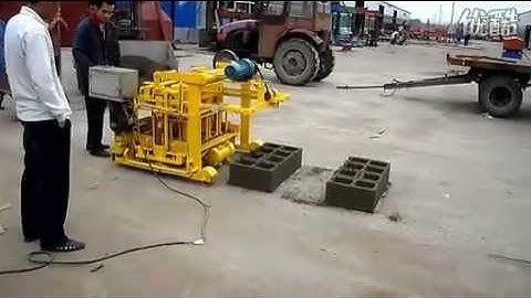 QMY4 30A mobile Cadona block machine
