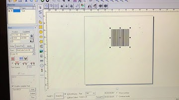 Creating a 2D Barcode with AMS Laser