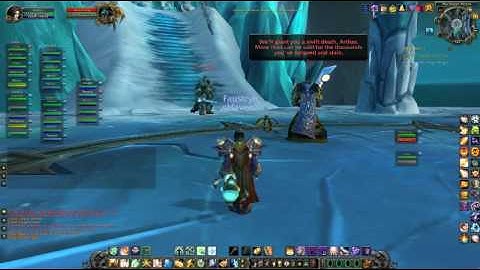 Lich King Opening Fight Dialogue (World of Warcraft)