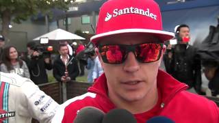 Kimi Räikkönen Interview after Australian GP 2014