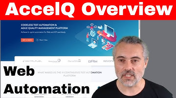 An overview of AccelQ Test Automation and Modelling Tool - Web Test Automation