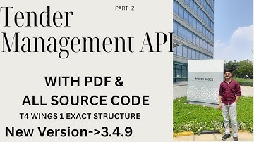 Tender Management API || 78718 ||  MODEL CLASSES -H2 DB  || Part2