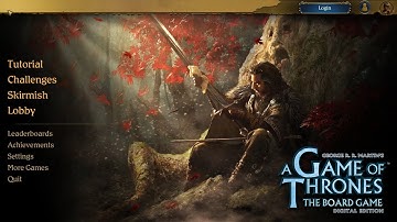 A Game of Thrones: The Board Game Digital Edition PC Gameplay