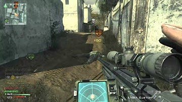 MW3 epic Quickscope 1 shot kill on Juggernaut