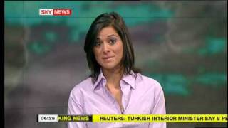 Lucy Verasamy Weather Girl Sky News 5th May 2009