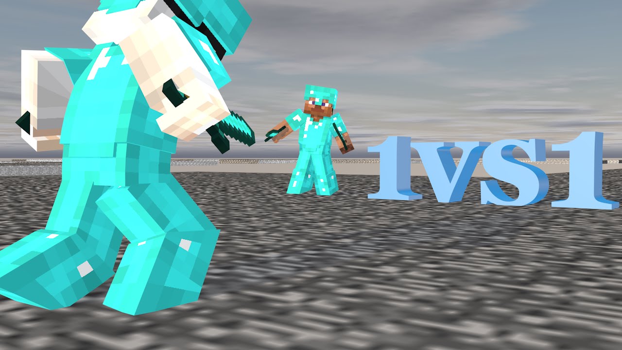 1vs1 #1 , xSharK iZi VS BrandonNoob